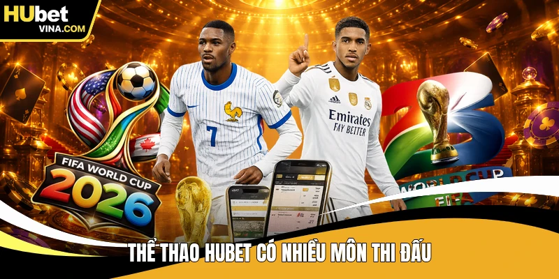 Thể thao HUBET có nhiều môn thi đấu